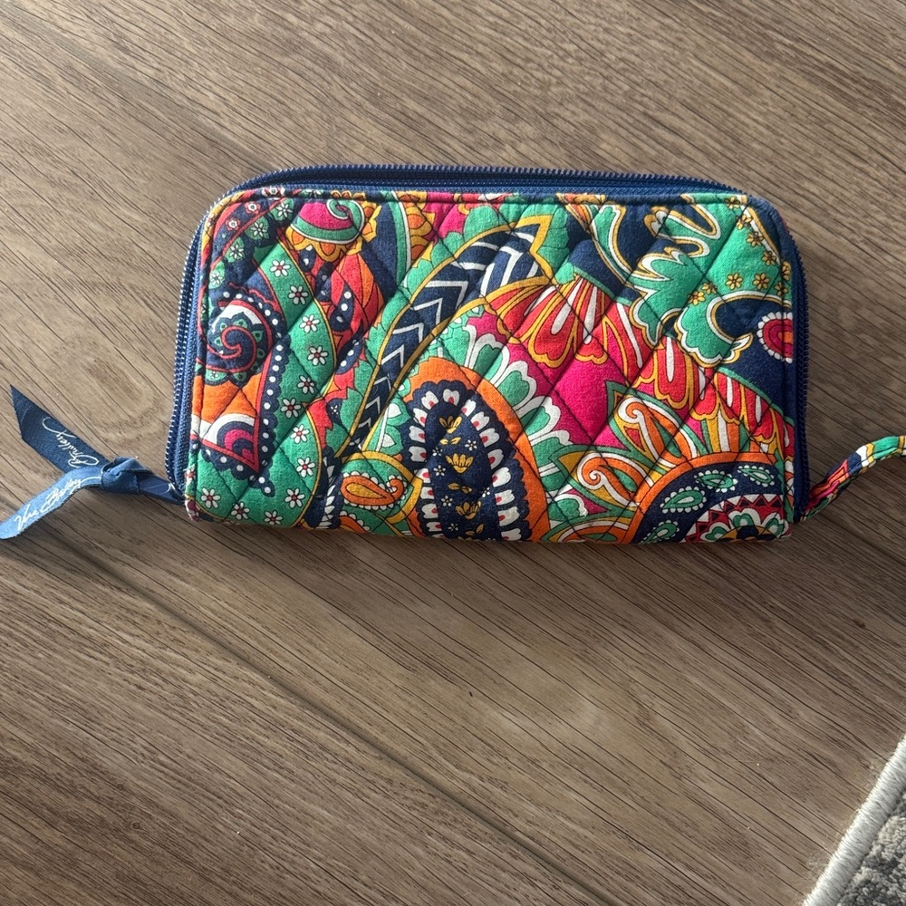 Vera Bradley Colorful Paisley Quilted Wallet